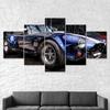 Sports Car Canvas 5 Piece Five Panel Print Modern Wall Art Poster Picture Home Decor Gift For Him For Her