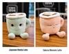 Creative Latte Coffee Cup Plush Toy - Funny Office Gift for Girlfriend's Birthday