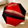 Zeppelin Album Cover 8 Ribs 3Fold Black Glue Uv Protection Umbrella Sun Protection Rainproof Compact Folding Umbrella For Travel Daily Use C923900