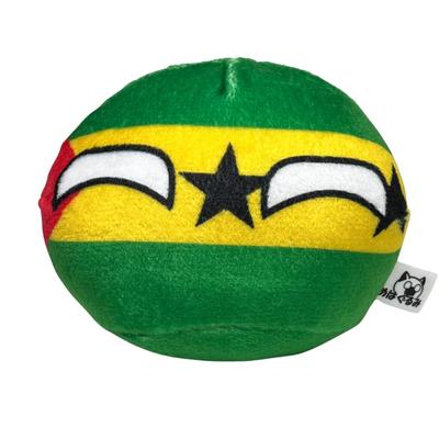 Mehagurumi Polandball Plush Toy Africa 41 Sao Tome Principe