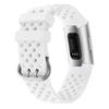 Square Holes Small Size Silicone Watch Band for Fitbit Charge 4/3