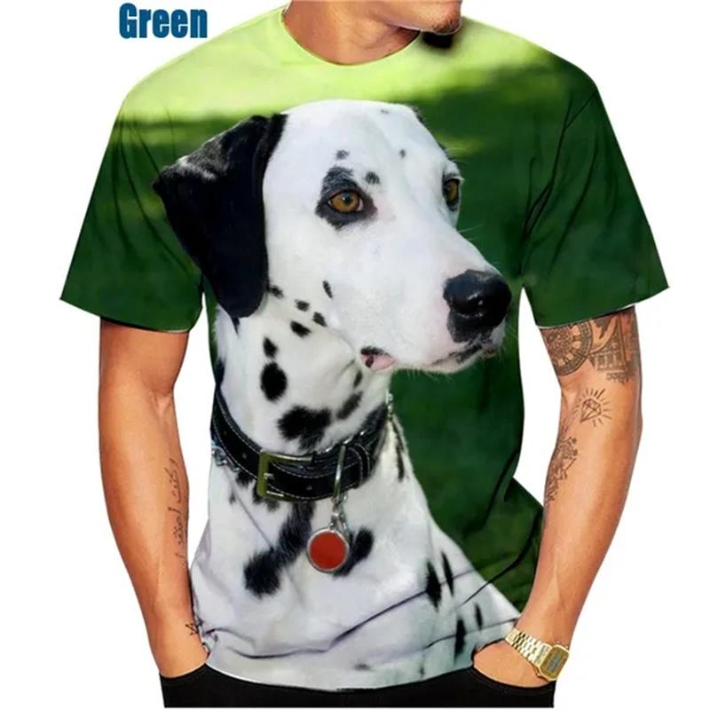 Beautiful Dalmatians 3D Printed T-Shirt Dalmatians Fashion Men Women's Personality Hip Hop Casual T Shirt Male Streetwear Tops