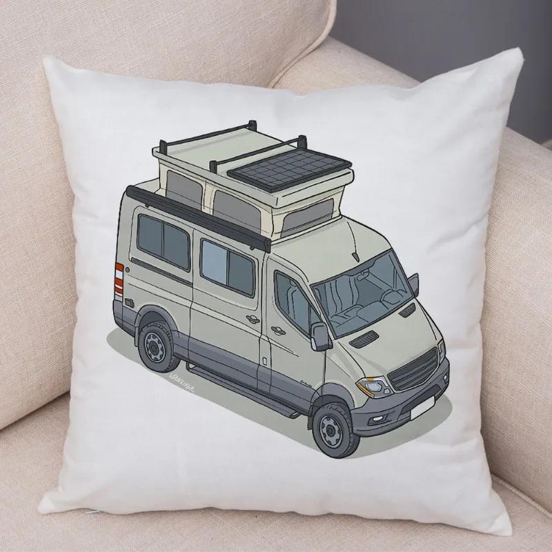 Cartoon Toy Car Decorative Pillowcase Car Ornaments Office Living Room Sofa Home Pillowcase