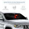 C-Corvette Novelty Car Front Windshield Sunshade 70x130cm Cartoon Foils Car Window Windscreen Cover