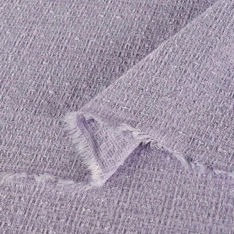 100x150cmLuxury Korean Style Tweed Fabric Dress for Coats Clothing Sewing Plain Soft Skin-friendly Cloth Needlework Drape