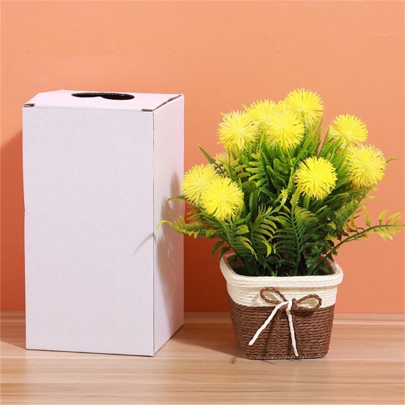 Tabletop Artificial Flower Decorations Simulation Potted Plant Ornaments