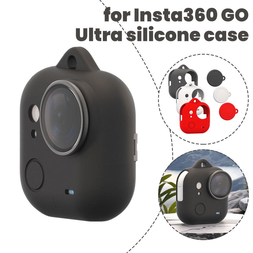 For Insta360 Ultra Action Camera Silicone Case Screen Protective Film For Insta360 GO Ultra Anti-scratch Cover Carrying Bag