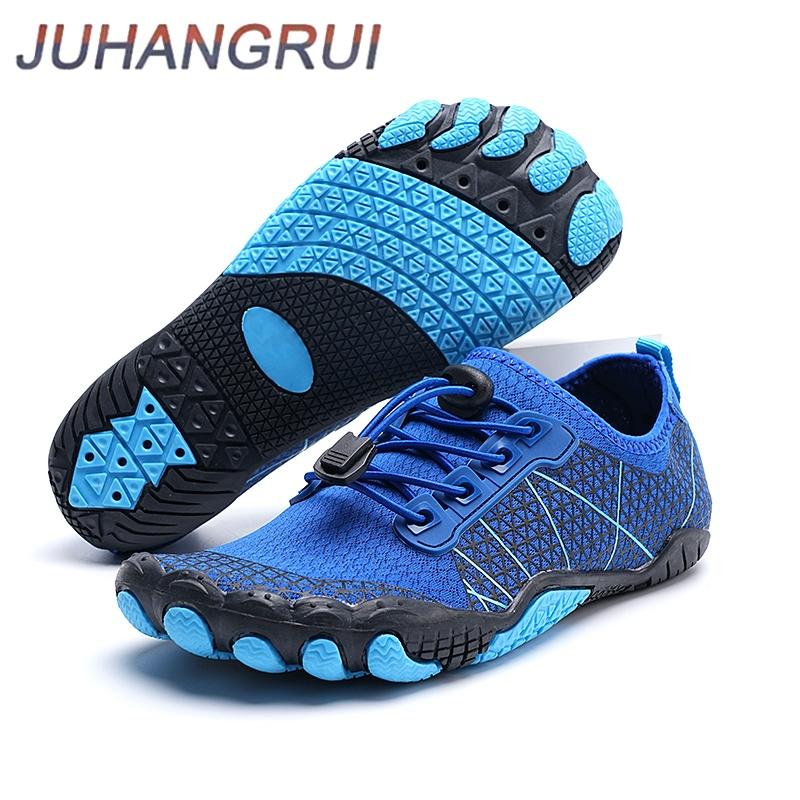 Schnelltrocknende Wasserschuhe Damen Herren Barfuß Wasserschuhe Rutschfest Outdoor Strandschuhe Oberwasser Wat Schuhe Schwimmschuhe Sneaker Unisex