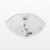 MUJI Folding Wide X Deep X 15cm High Helmet, White, MJ-FH2, 44913314, 28.5cm 20.8cm