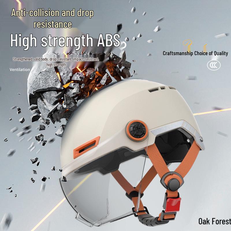 Certified Unisex Electric Motorcycle Half Helmet - Summer Sun Protection & All-Season Safety