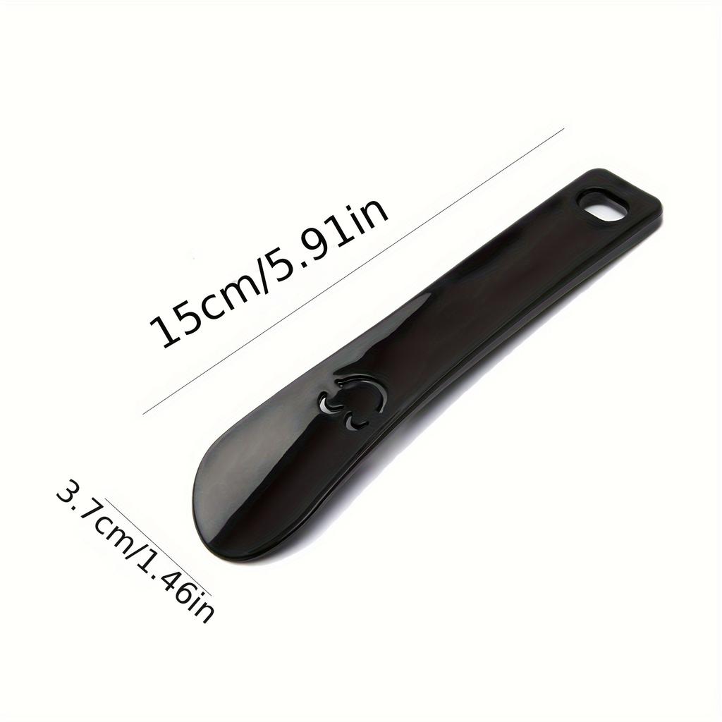 Face Portable Shoehorn - Durable Plastic, Easy-to-Use for Boots & Sneakers, Hand Washable