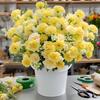 Artificial Flowers Rose Carnation Festival Wreath Accessory Outdoor Garden Courtyard Home Vase Dining Table Bonsai Wedding Decor