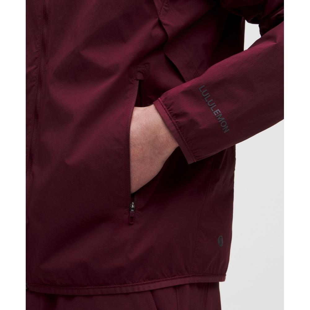 Lululemon Fast And Free Packable Jacket Burgundy Bay