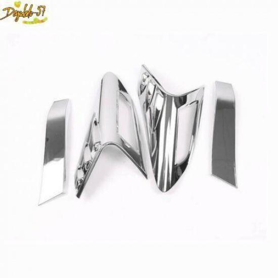 For 2016- Toyota CHR C-HR 4pcs Chrome Rear Tail Light Lamp Cover Trim