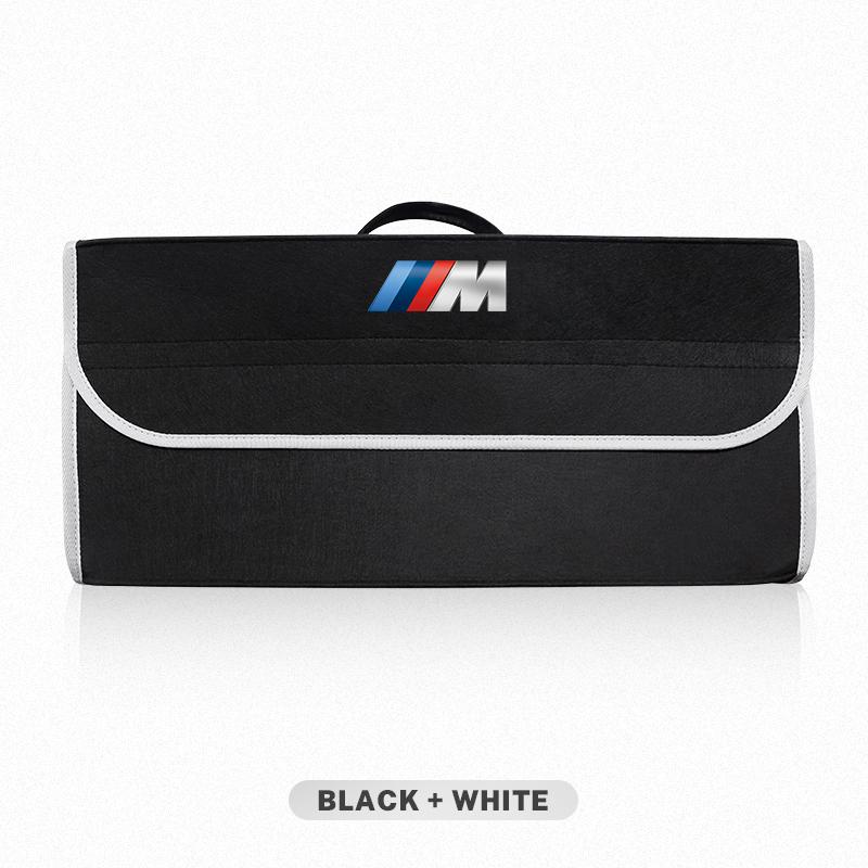 Car Trunk Organizer Box Large Capacity Auto Storage Bag For BMW E46 E90 E60 F30 F10 E39 E36 F20 G30 G20 E87 E92 E91 E30 Sticker BM5