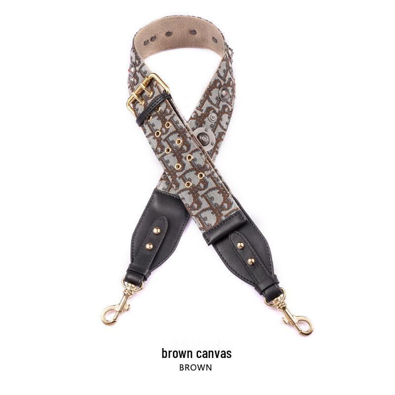 Ma Huang Shi Nastavitelný plátěný ramenní popruh crossbody taška doplněk - Podzimní/zimní kolekce, MHS-F-15