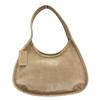 Great Handbag Old Coach Nubuck Leather One Shoulder Bag Beige Women 4399 Used