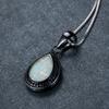 Minimally Designed Water Droplet Pendant Necklace Personalized and Fashionable