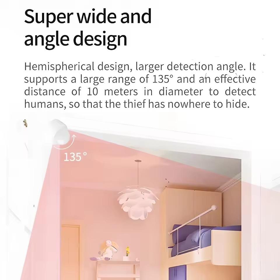 Tuya Zigbee Mini Smart PIR Motion Sensor+Light Sense Human Body Infrared Motion Sensor Anti Theft Remote Control Smart Life