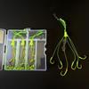Method Leader Explosion String Hook Hanging Tackle Stainless Steel Feeder hook  Fishing