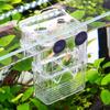 Aquarium Hatching Box Betta Fish Tank Hatching Incubator Fish Birthing Accessories Room Breeder Incubator Fish Box G8X5