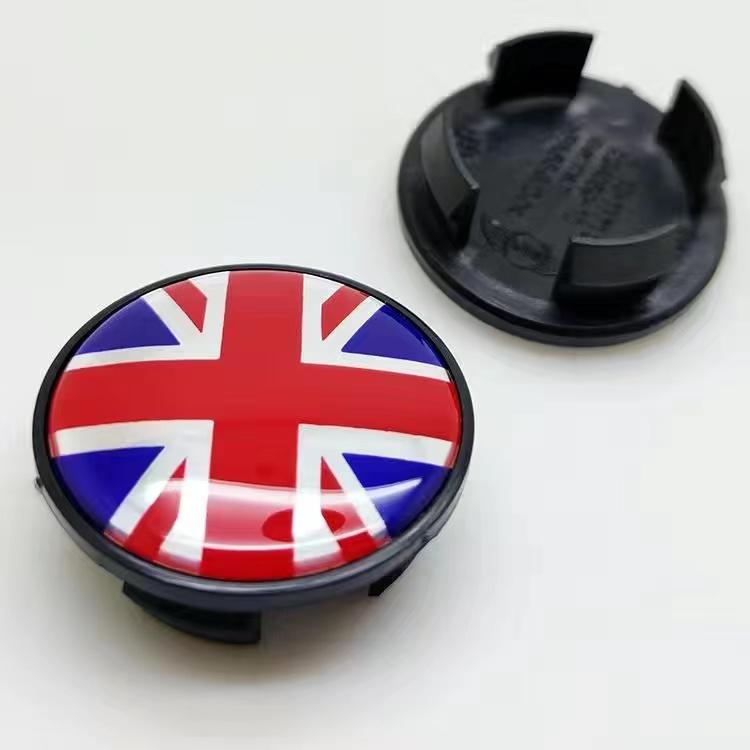 4 ks 54mm 54mm krytka středového náboje pro auto Kryty ráfku UK Flag Badge pro Mini JCW S One Countryman R50 R55 R56 R57 R58 Auto příslušenství