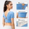Women's Naked Feel Yoga Short Sleeve Crop Top