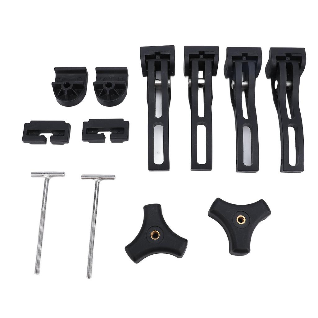 Grampo para Tampa de Caçamba de Caminhão para Tampa de Caçamba de Caminhonete Rígida Tri-Fold ou Quad-Fold Inclui Parafusos em T Grampos Dianteiros Traseiros