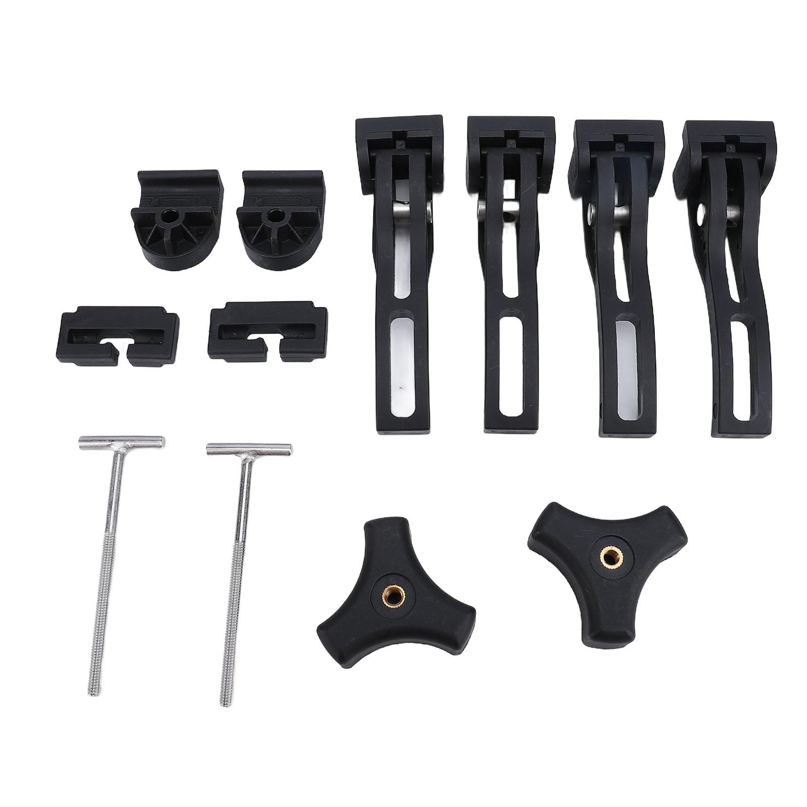 Truck Bed Cover Clamp for Hard Tri Fold Or Quad Fold Pickup Truck Bed Cover Includes T Bolts Front Rear Clamps