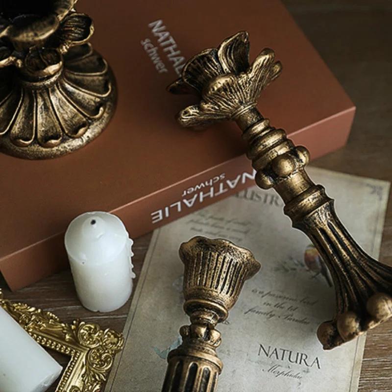 Retro Candlestick Photo Props Ins Wind Candle Shooting Background Home Decoration Ornaments Photography Props