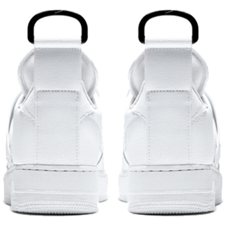New Nike Air Force 1 Utility White Black White Sole AO1531-101