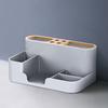Multifunction Stationery Storage Box Desktop Pen Holder TV Remote Control Organizer Cosmetics Makeup Case Office School Supplies