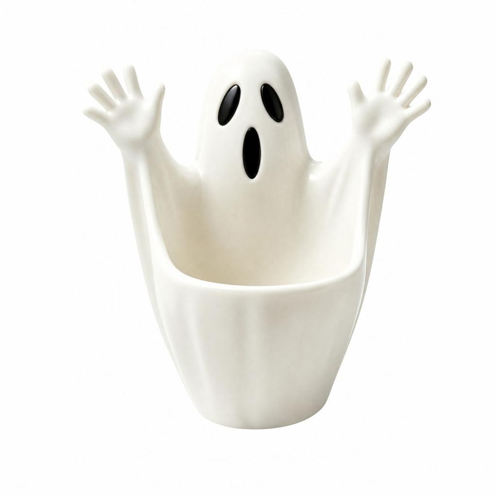 3D Printed Halloween Candy Dish Cute House Table Centerpiece for Party Treats