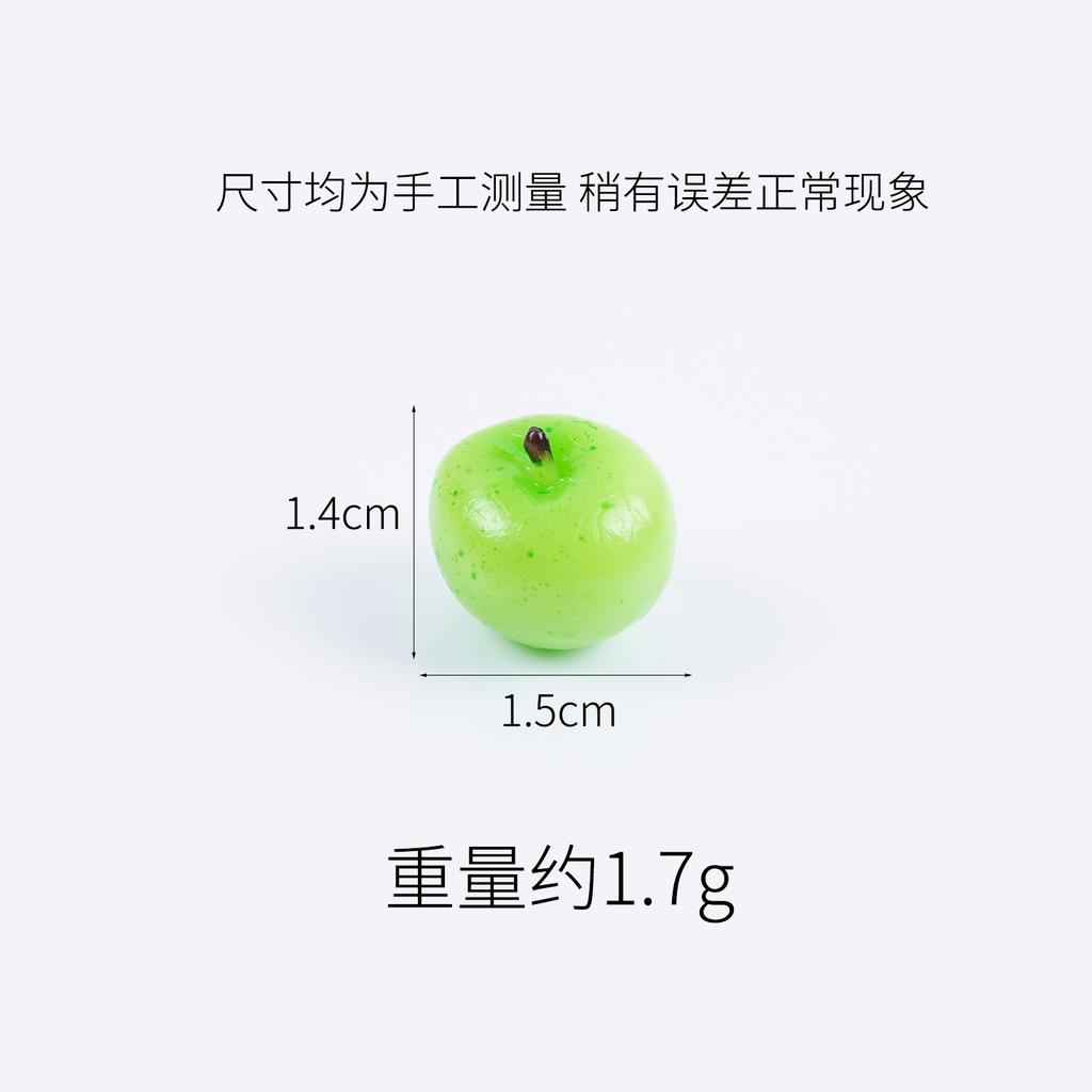 20PCS Mini Simulated Apple Fake Fruit Model Decoration Fruit Accessories Photography Props Handmade DIY Home Decoration