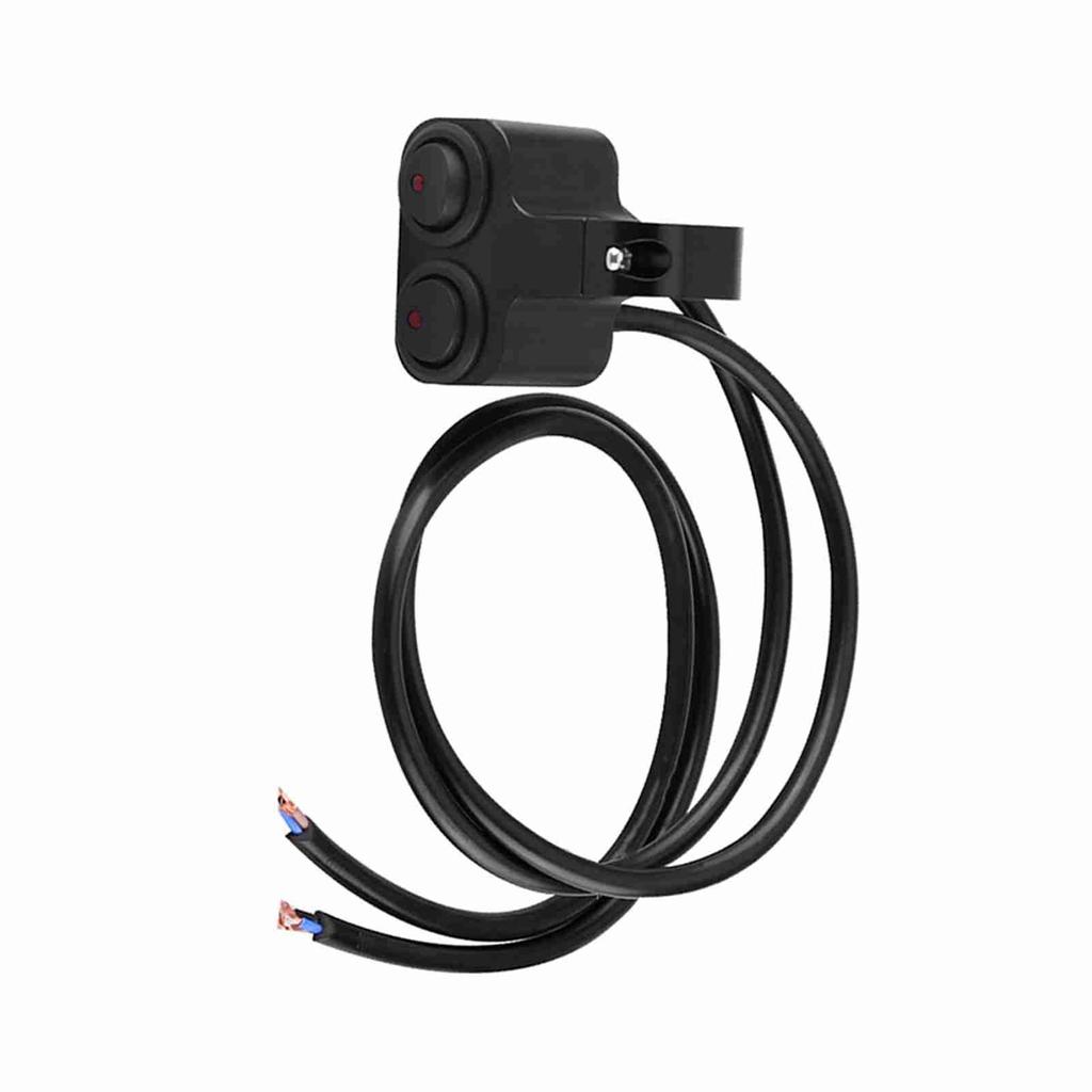 CNC-Aluminiumlegierung Motorradlenker 1 Zoll 25mm Scheinwerfer Nebelscheinwerfer Doppelschalter