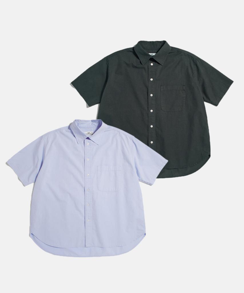 FIDO DIDO Basic Overfit Half Shirt Sky Blue