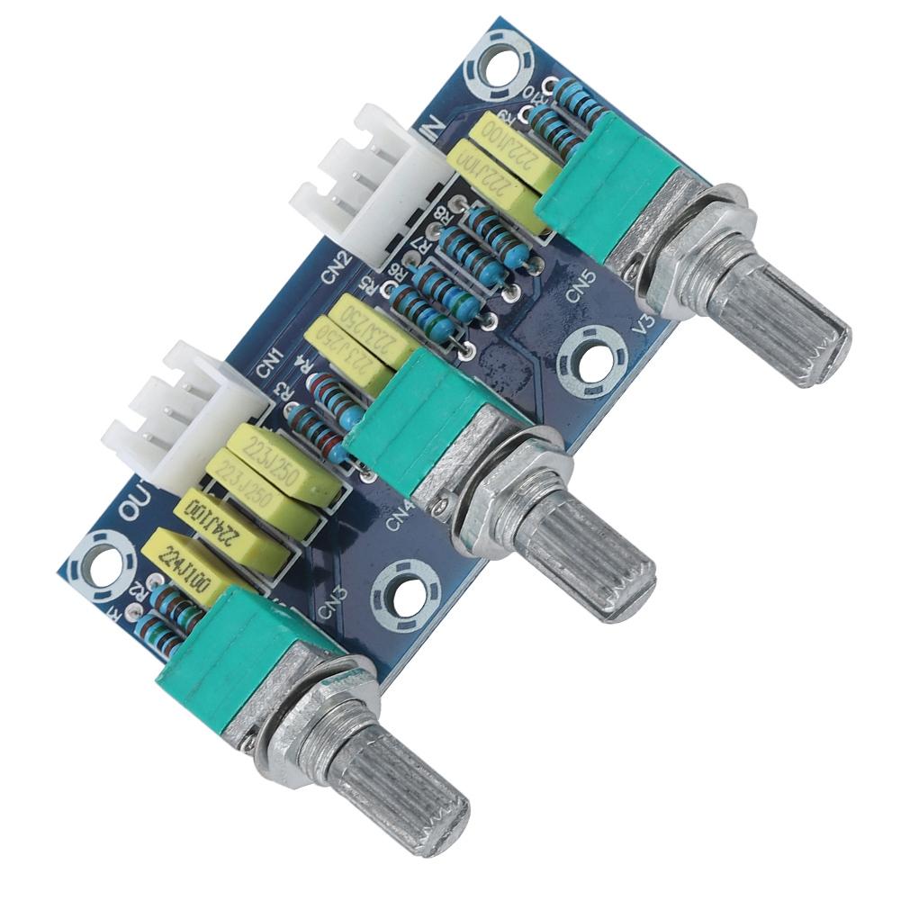 3 Channels Pre Amplifier Module Toning Board for Audio XH2.54 3P Socket