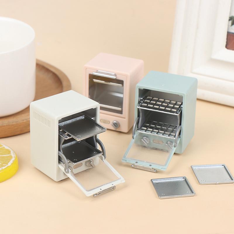 1PCS Dollhouse Miniature Kitchen Coffeemaker Electric Oven Microwave Oven Barbecue Machine Kitchen Electrical Model Pretend Toys