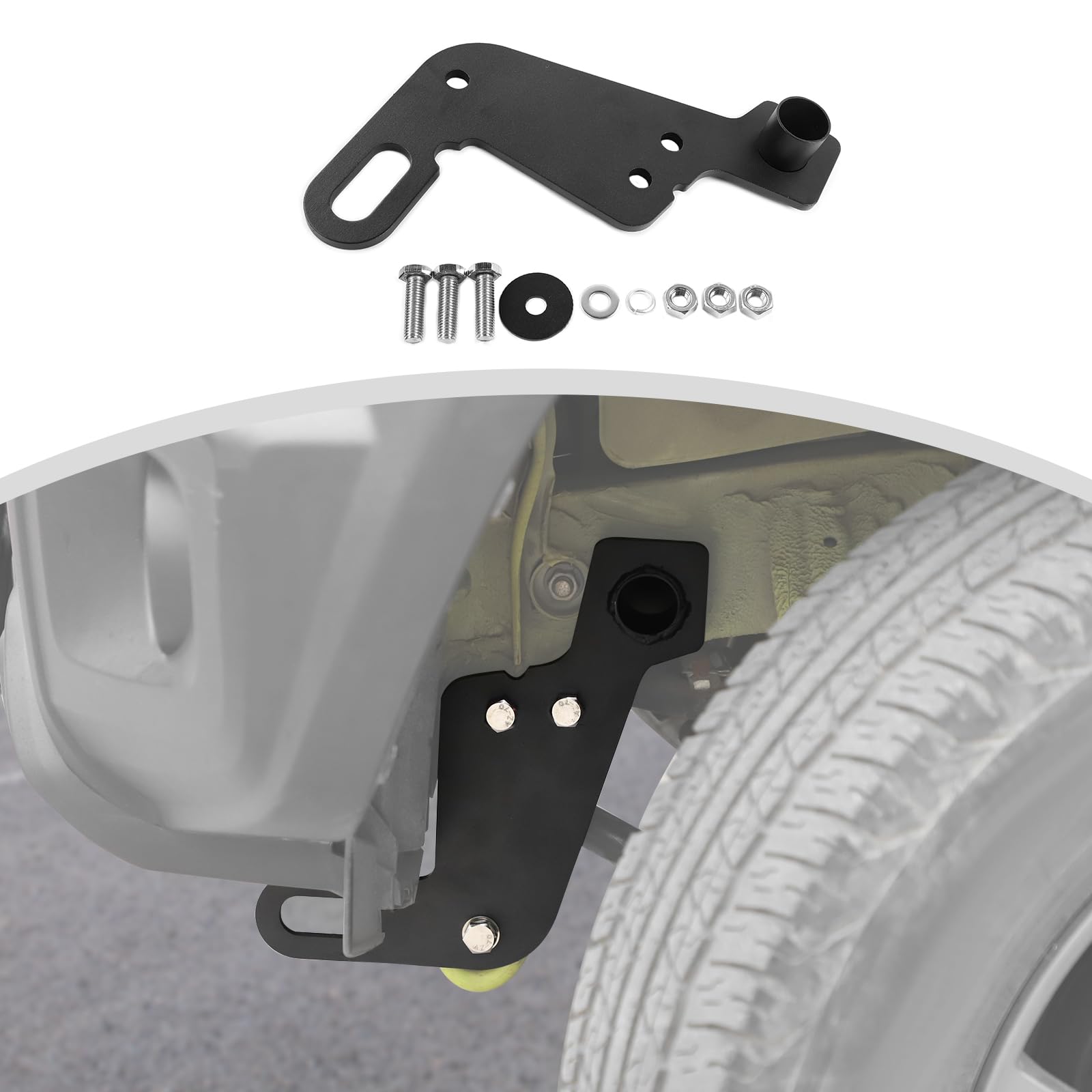 

ANTC Towing Hook for New Jimny JB64W and Jimny Sierra JB74W Exterior Trailer Vehicle Corrosion 8mm 1pc - Parts, Hook, Off-Road Rescue, Steel,