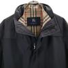 Burberry Made In Japan With Liner Coat M Black Sanyo Shokai Men's Used