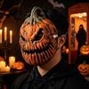 Halloweenská dýňová maska na hlavu, kryt na lampu, maska, 3D děsivý obličej, osvětlení strašidelného domu, stínidlo na verandu, garáž, nositelná Cosplay