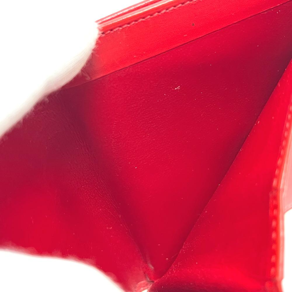 Loewe Anagram Geldbörse Kompakte Geldbörse Faltgeldbörse Leder Rot