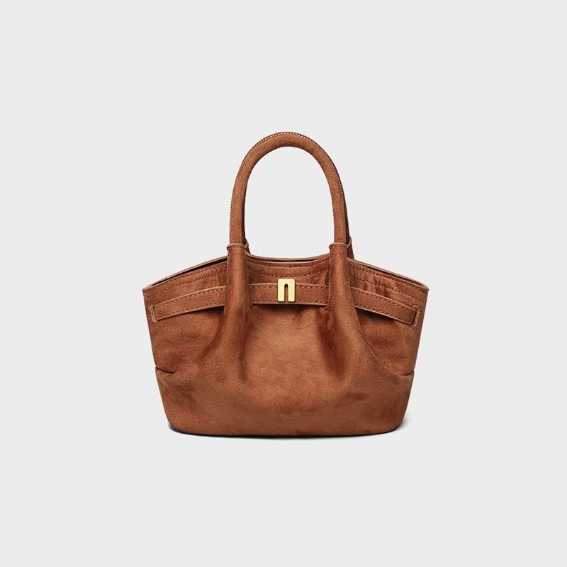 Bag women's new autumn and winter women's bag messenger bag ground fleece dumpling bag portable shoulder tote bag luggage