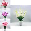 Synthetic Orchid Flower With Durable Material For Event Centerpieces And Home Decor