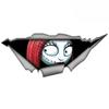 3D Simulation Stereo Eyes Peeping Car Sticker Men Peeping Women Peeping Sticker Leopard Eyes Self Adhesive Sticker Car Seal Auto Emblem Decal Acc