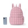 Casual Nylon Backpack For Women With 16in Laptop Storage And Splicing Design For Travel And Leisure