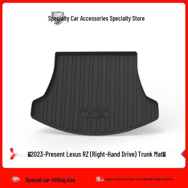 

2023 Lexus RZ RHD TPE Waterproof Floor & Trunk Mats, Wear-Resistant No Specification