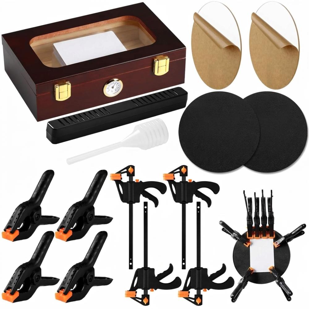 

15pcs with Moisturizing Box Card Flattening Kit Bent Cards Flattening Tool TCG Collectors 15pcs