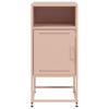 Nightstands 2 pcs Pink 36 x 39 x 78 cm Steel