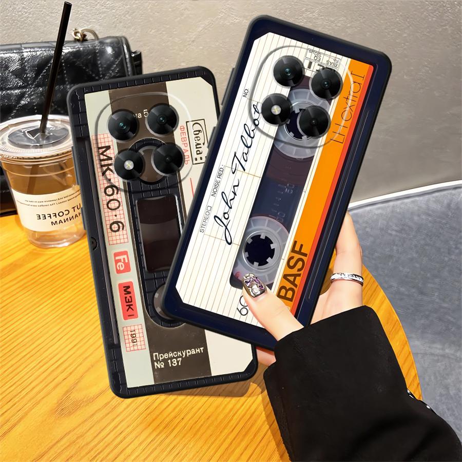 Lucky Tape Pattern Soft Back Phone Cover Case for Xiaomi Redmi Note 10 9 8 Pro 10S 11 13 12 Pro Plus 11S 12S 9s